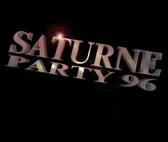 Saturne Party 96 Invitation (1995) by Saturne