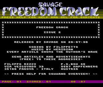 Freedom Crack 02 (1990) by Savage