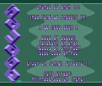 We Need Beer (1993) by Savage