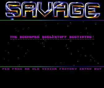 Bochumer Boelkstoff Bootintro (1991) by Savage