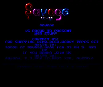 New Stuff Intro 3 (1990) by Savage