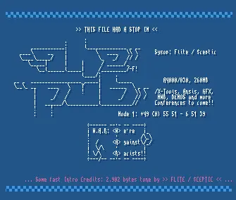 The Pub BBS Intro by Sceptic