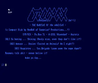 Bonfire of the Vanities 01 (1992) by Scoopex