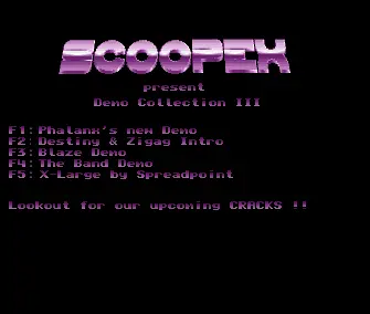 Scoopex Demo Disk 003 (1988) by Scoopex