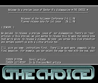 The Choice Preview (1990) by Sector 4