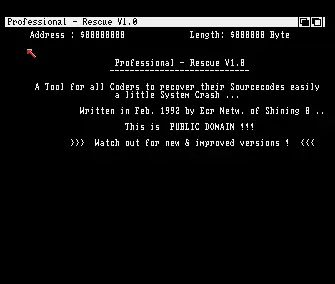 Professional Rescue v1.0 (1992) by Shining 8