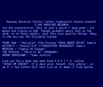 3 Day Hardcore Megamix (1991) by Shitts