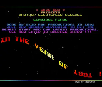 Lemmings Final (1991) by Skid Row