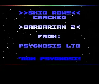 Barbarian II (1991) by Skid Row