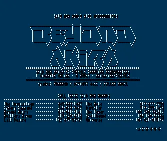 Beyond Akira BBS by Skid Row