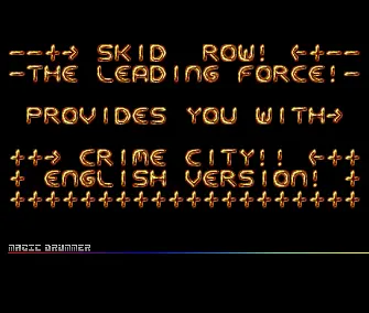 Crime City - English Version by Skid Row
