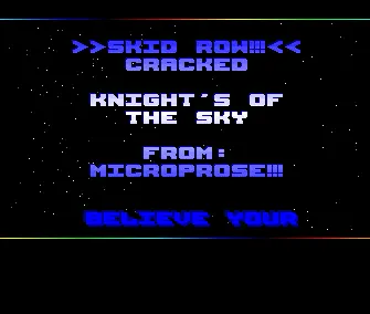 Knights Of The Sky (1991) by Skid Row