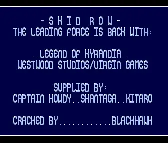 Fables & Fiends -  Book One - The Legend Of Kyrandia (1992) by Skid Row