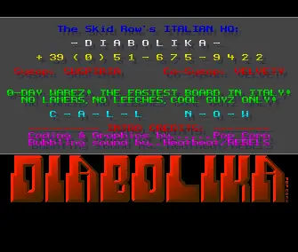 Diabolika BBStro by Skid Row