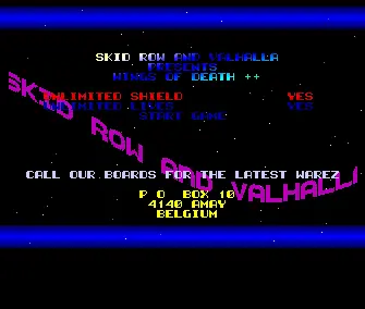 Wings Of Death +2 (1990) by Skid Row