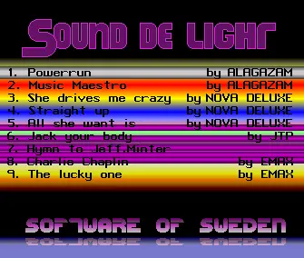 Sound De Light (1988) by Software of Sweden