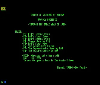 Through the Great Year of 1988 (1988) by Software of Sweden
