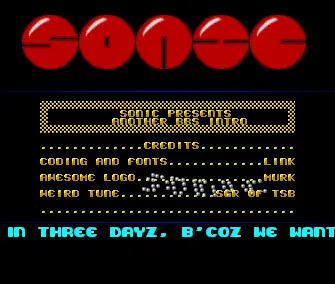 Shadow Gate BBS Intro (1991) by Sonic