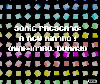 Mini Intro (1991) by Sonic