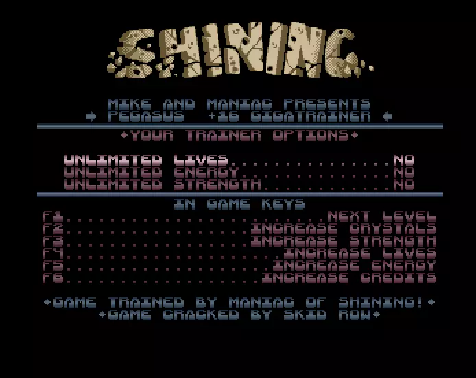 Pegasus +16 (1990) by Shining