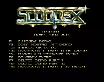 Scoopex Demo Disk 022 Intro (1988) by Scoopex