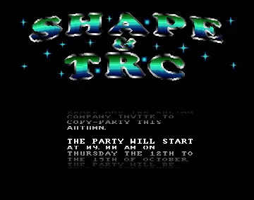 Party Invitation (1988) by Shape