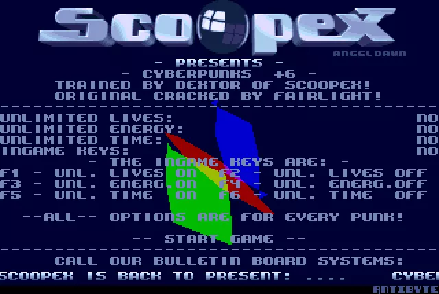 Cyberpunks +6 (1993) by Scoopex