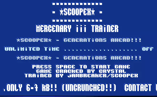Mercenary 3 (1991) by Scoopex