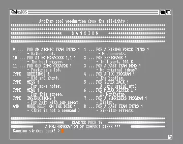 Blaster Pack 19 (1988) by Sanxion