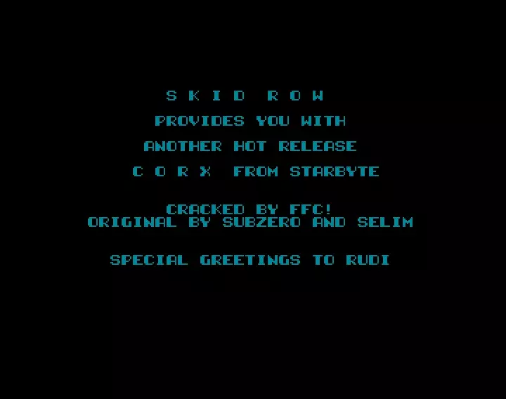 Corx - Rebel Racer (1992) by Skid Row