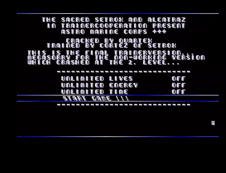 Astro Marine Corps +3 (1990) by Setrox
