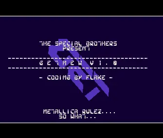 Getnew v1.00a Intro (1991) by The Special Brothers