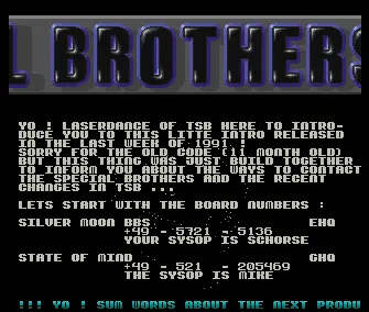 Contro (1991) by The Special Brothers