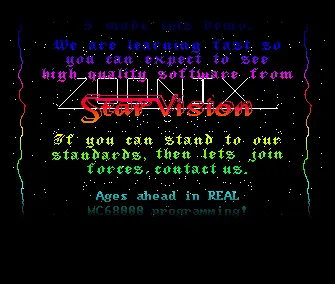Star Demo (1987) by Starvision