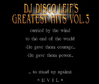 DJ Disco Leif's Greatest Hits 3 (1989) by Static Bytes