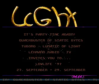 Lowlife 91 Invitation (1990) by Static Bytes