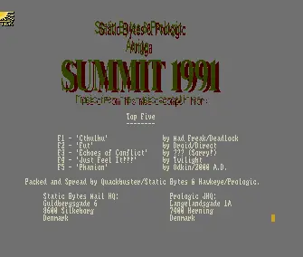 Amiga Summit Music (1990) by Static Bytes
