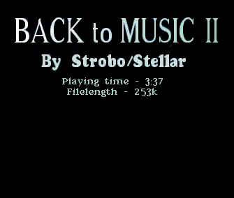Back to Music 2 (1992) by Stellar