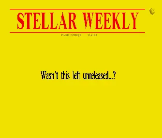 Weekly 3 (1992) by Stellar