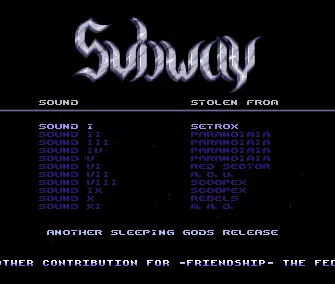 Journey into Sound (1989) by Subway