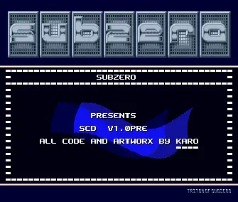 SCD v1.0 Pre Intro (1991) by Subzero