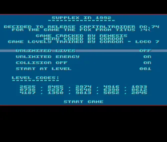Titus The Fox: To Marrakech And Back +4 (1992) by Supplex