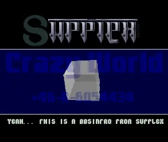 Crazy World BBS Intro (1992) by Supplex