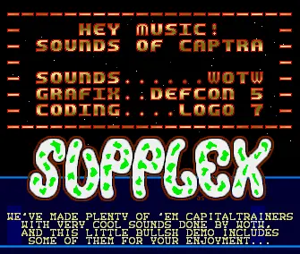 Hey Music! Sounds of Captra (1991) by Supplex