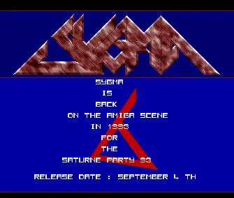 Saturne Party 64k Intro (1993) by Sygma