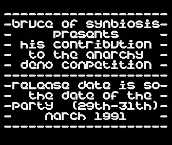 Anarchy Party Demo (1991) by Symbiosis
