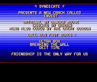 Invest (1989) by Syndicate