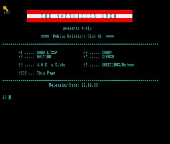 Public Relations Disk 1 (1987) by TSK Crew