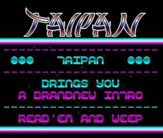 Read Em and Weep (1989) by Taipan