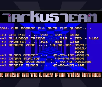 Assembly 1993 Intro (1993) by Tarkus Team